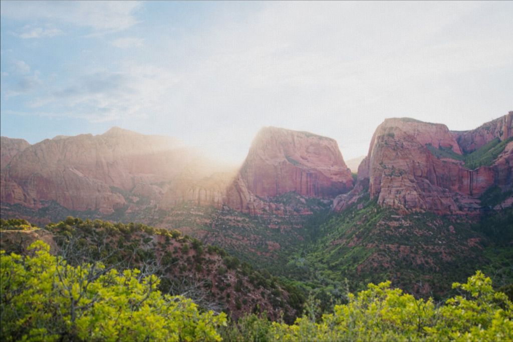 Kolob at Sunrise - Zions National Park