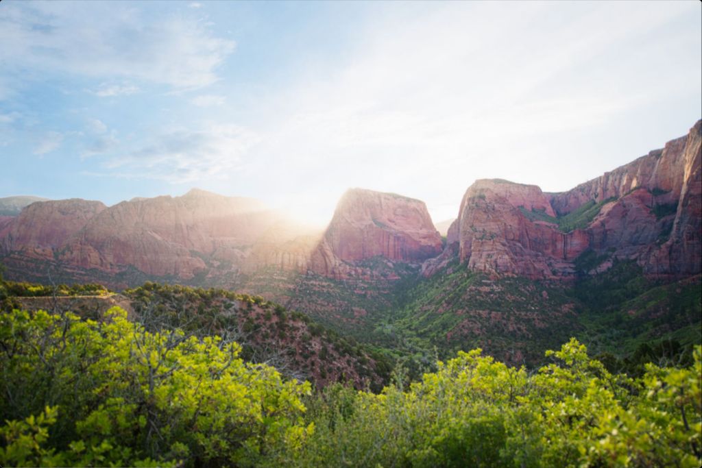 Kolob at Sunrise - Zions National Park