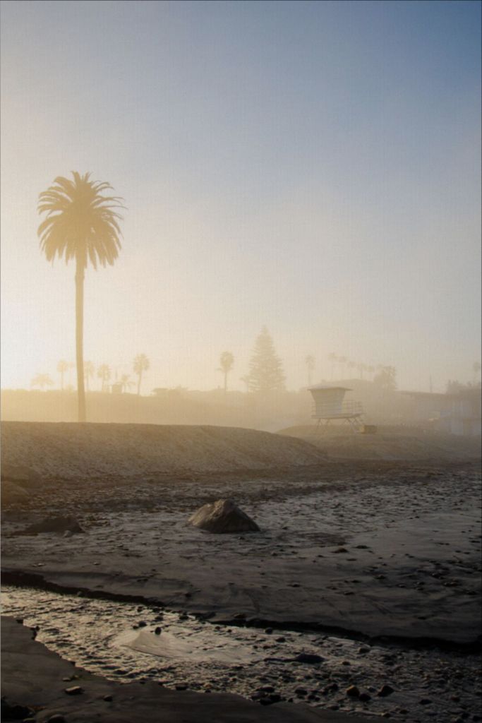 Moonlight Beach at Sunrise - San Diego