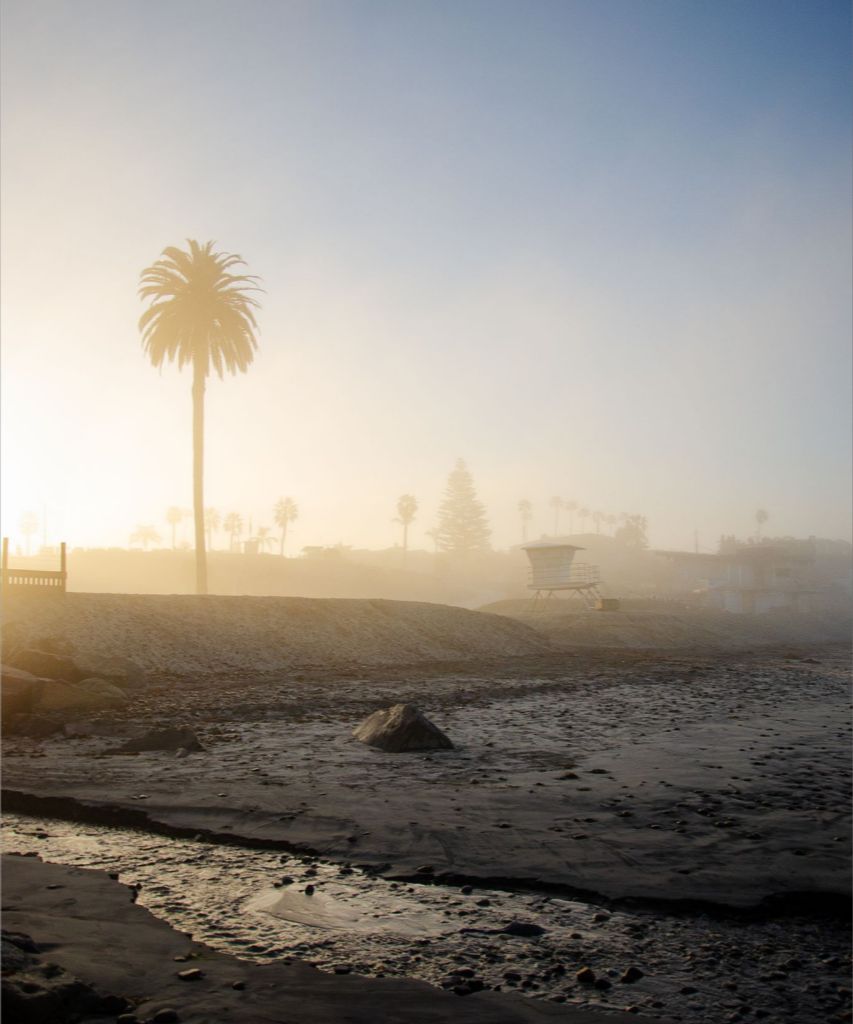 Moonlight Beach at Sunrise - San Diego