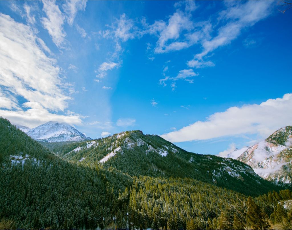 Winter in the Mountains