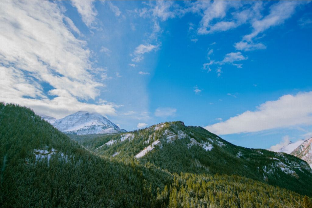 Winter in the Mountains