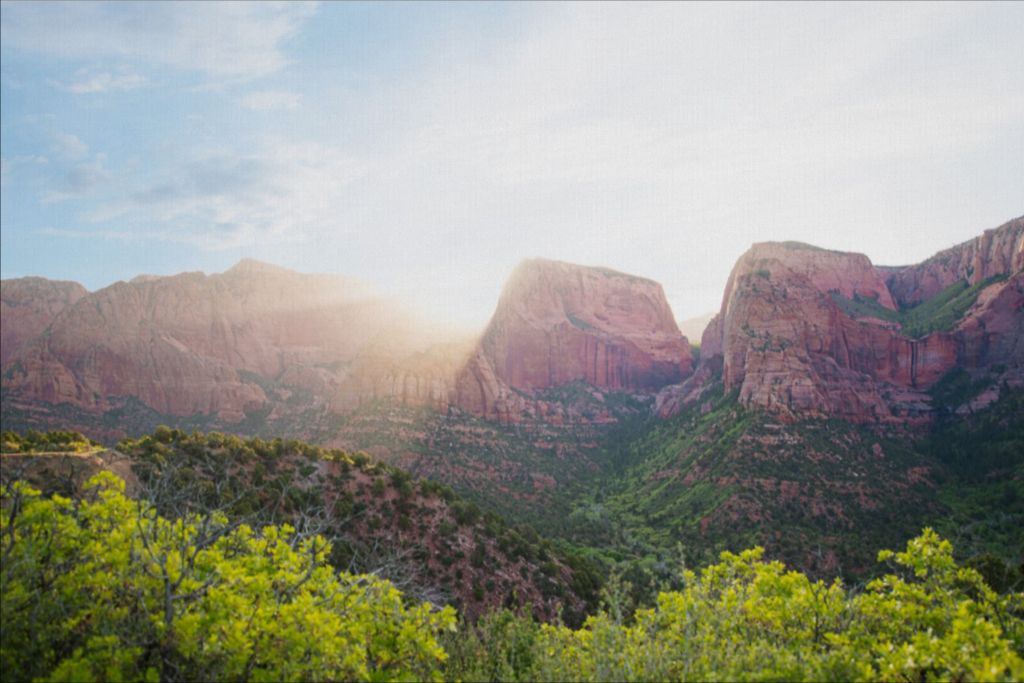 Kolob at Sunrise - Zions National Park