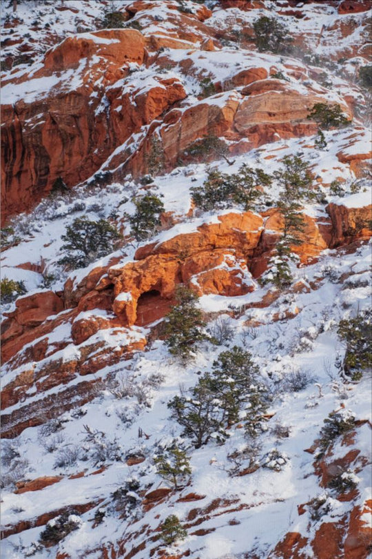 Red Rock and Snow - Kolob Canyon