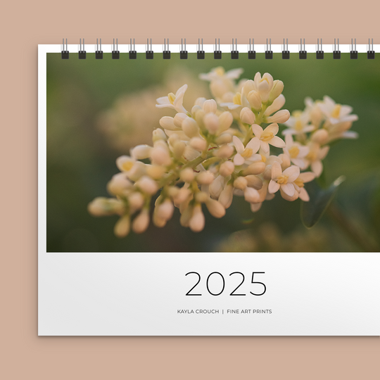 2025 Floral Wall Calendar